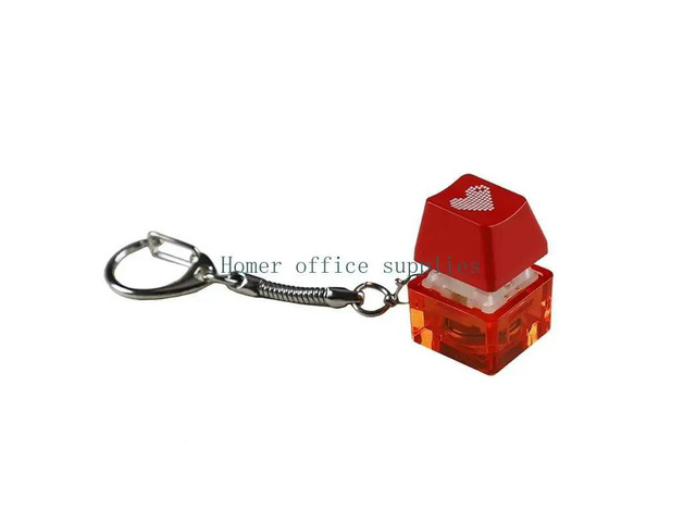 Mechanical Switches Keychain For Keyboard Switches Tester Kit with LED Light Stress Relief Toy Gifts for Gamers