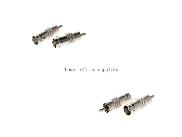 10 Pcs BNC Female Jack to RCA Male Plug Coax Cable Adapters