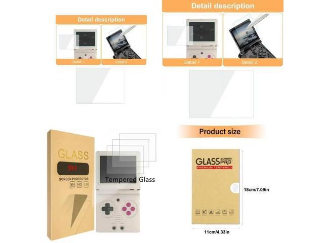 652F Tempered Film Scratch Proof Console Screen Protector Cover Antifingerprint Oil Resistant for RG35XXSP