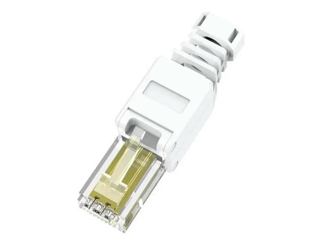 CCTV Ethernet Cable Tool-less Crystal for Head Plug CAT6 RJ45 Connector Tool-les