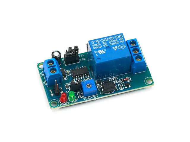 DC 12V Time Relay Module Normal Open Time Delay Relay Timing Timer Relay Control Switch Adjustable Potentiometer LED Indicator