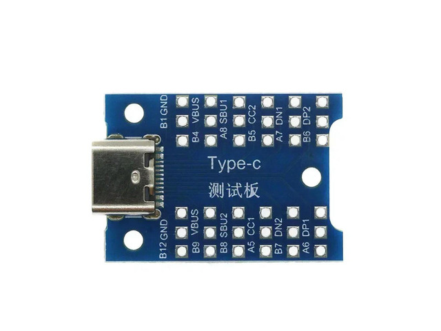 5PCS The usb interface usb type-c test charging board diy for ardunio