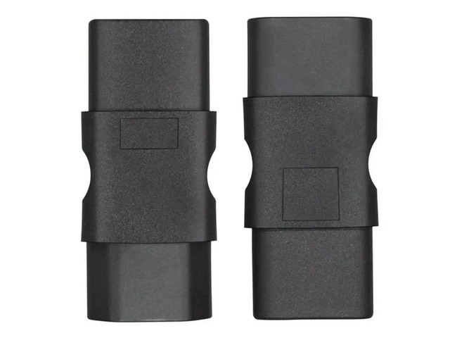 Professional PVC Adapter, 10A IEC C14 Male To 16A C19 Female Electrical Connector for Power Supply Conversion