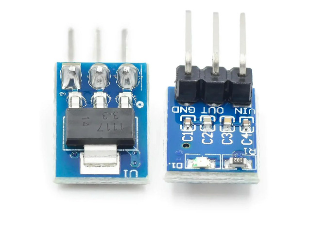 10PCS 5V to 3.3V For DC-DC Step-Down Power Supply Buck Module AMS1117 800MA