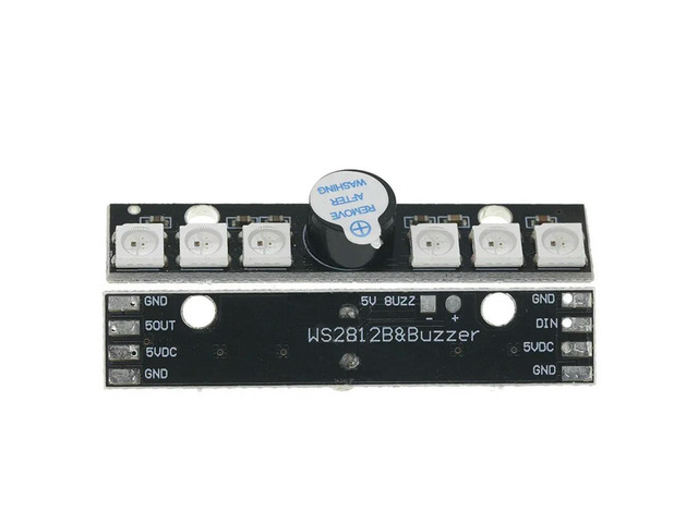 1pcs WS2812B 5050 RGB LED Module With 5V Active Buzzer Naze32 SP RACING F3 Usable