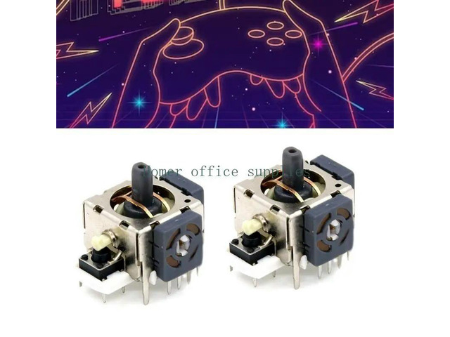 Gamepad 3D Analog Joystick Thumb Stick Controller Thumbstick Sensor Rocker Wheel Module Potentiometer Repair For