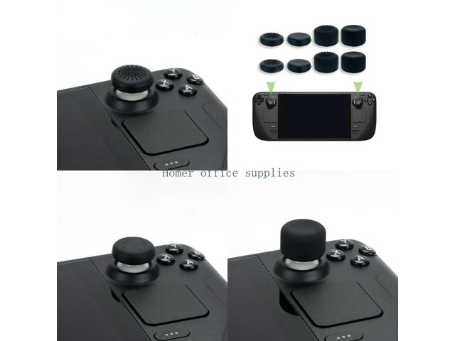 8PCS Not Slip Silicone Analogs Thumbstick Thumb Stick Grip Cover ABS Sleeve with 21mm Diameter for Gaming Controller