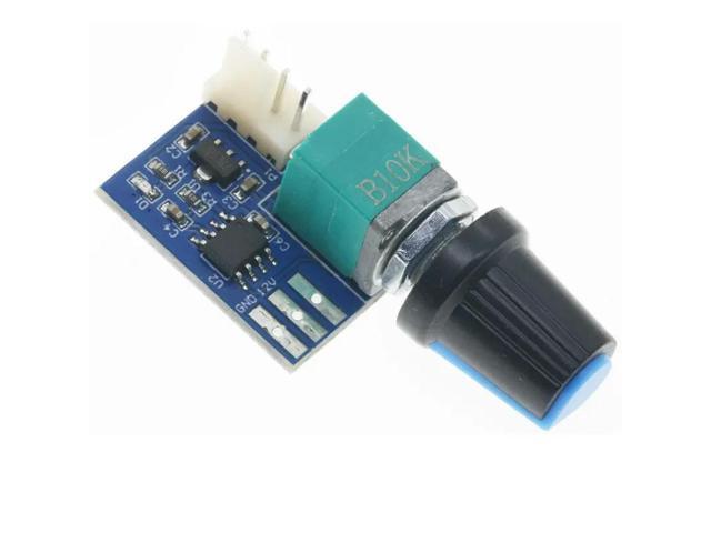 Fan governor PWM speed controller 12V single channel 4 pin low power mute for computer case fans
