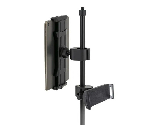 360Degree Rotatable Mount for Phones Tablets to 13Inch with Double Screw Holes