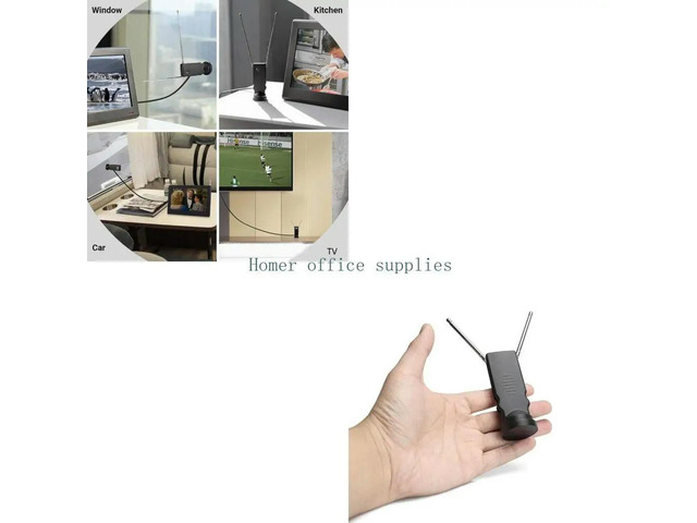 Indoor TV Antenna Compact and Lightweight TV Aerials Television Antenna for Enjoy Clear Digital Reception