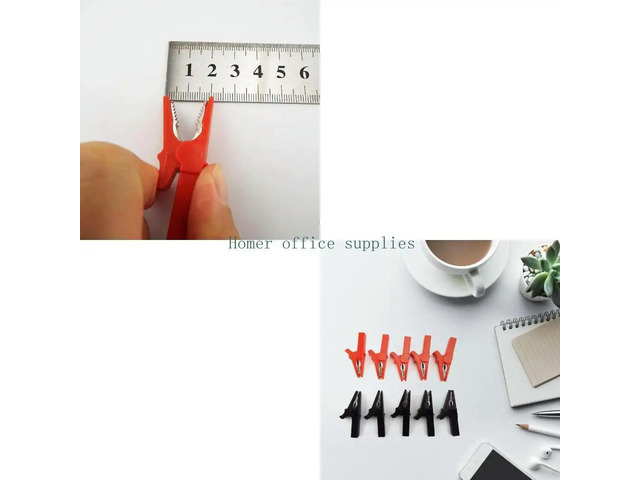 2Pcs 55mm for Crocodile Clamp Probe Clip DIY Clips Test Probe Socket Cable Insulated Electric Clips