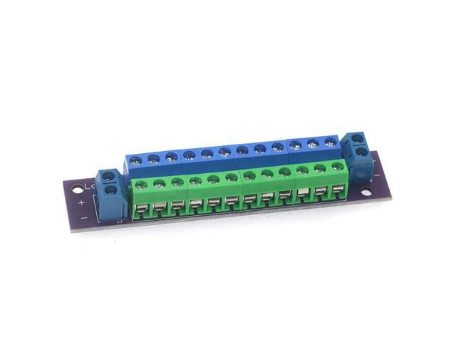 1 Units Double-Layer Power Distribution Board 2 Inputs 2 X 13 Outputs for DC AC Voltage PCB007 for Model Railway Trains