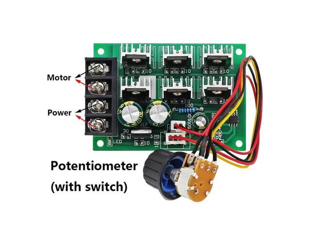 DC 9-55V 40A 2000W PWM DC Motor Pump Speed Regulator High Power Speed Controller 9V 12V 24V 36V 48V Motor Governor Driver