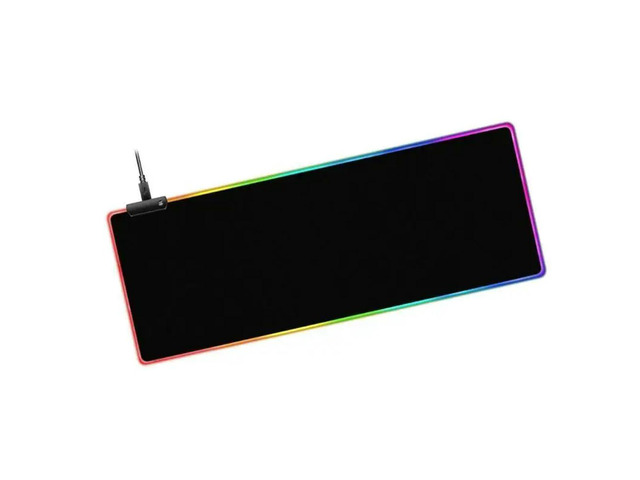 Mouse Pad LED Desk Mat Gaming Large Keyboard Desktop Computer Laptop Mouse Pad with Nonslip Rubber Base for Desktop