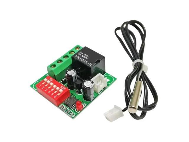 W1701 High Accuracy Temperature Controller Switcher 12V Adjustable LED Display