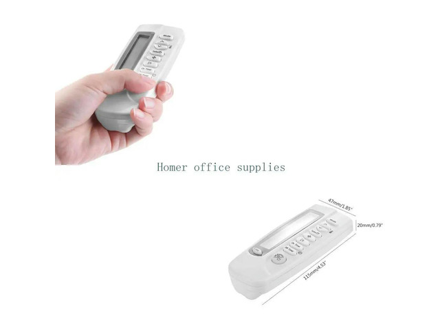 Remote for ARC-410 ARH-401 ARH-403 Air Conditioner Remote Controller Replacement Remote Control 1pc White