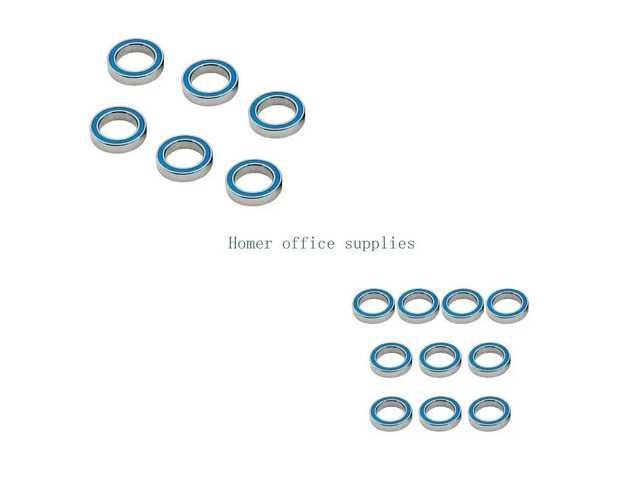 10PCS 6701-2RS Bearing Single Row Deep-Groove Ball Bearings ABEC3 Chrome Steel High Precision Double Sides Rubber Sealed