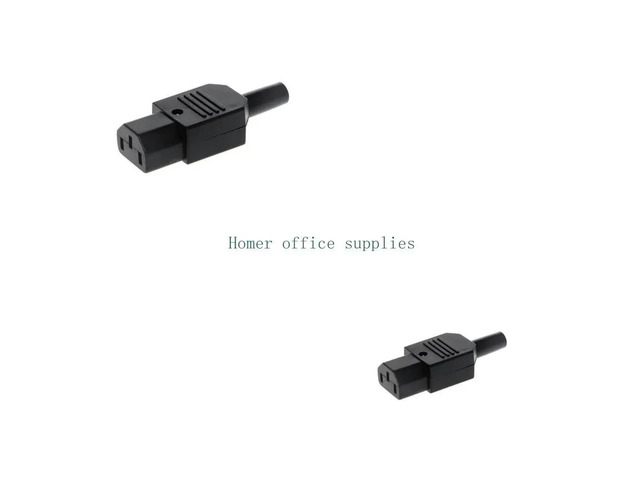 IEC 320 C13 Female Plug Rewirable Power Connector 3 Pin Socket 10A /250V
