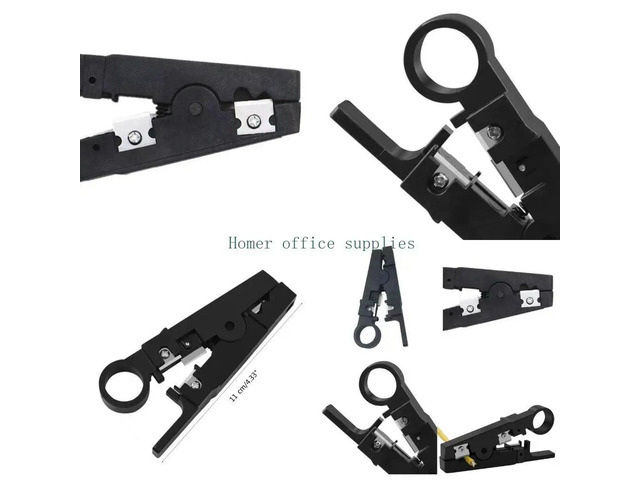 Mini Multifunction Coaxial Round Flat Knife Model Cable Stripper Wire Cutter Universal Stripping Tool for GR59/6/7/11