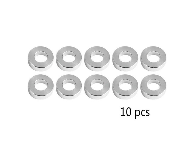 10x Flat Round Washers Gaskets Aluminum Sps 3D Printer,DIY Model Accessories