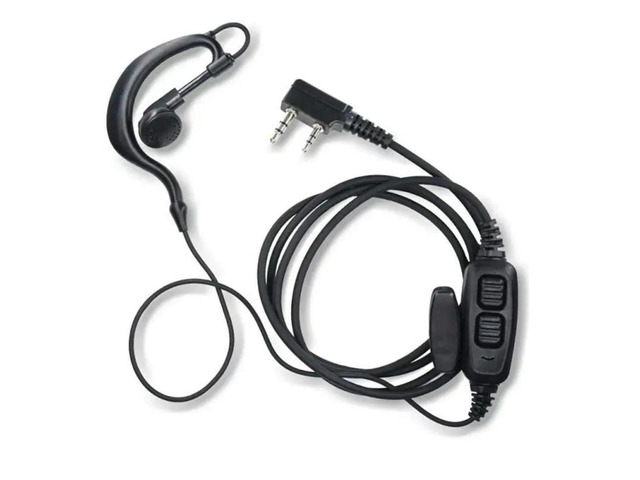 2 Pin Plug Walkies Talkies Double Push to Talk Headsets for 82 Series Radio