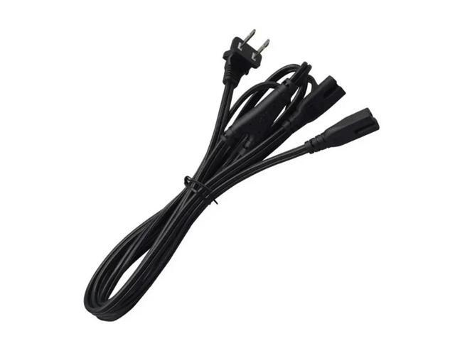 1.8M Power Cable, UL Listed 2 Prong to Double D Socket Line 1.8Meter in Length
