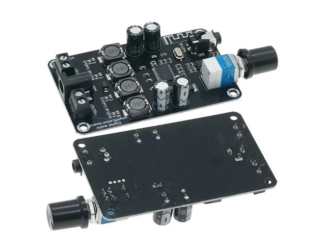 XH-A415 DC12-24V high-power adjustable audio amplifier board TPA3118D2 supports Bluetooth 5.0 high-definition 50W+50W
