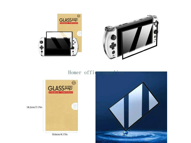High Strength 9H Hardness Tempered Glass Guard Film Screen Protector for Win 4 Gaming Console Against Scratches Smudges
