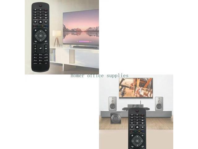 RM L1220 Remote Replaced Remote Control fit for TV 398GR8BD 1NEPHH 47PFH4109/88 40PFH4009, Black