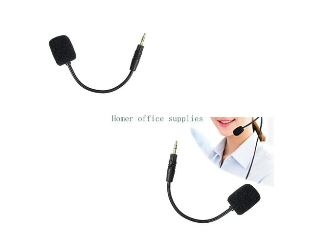 Replacement Microphone Detachable Game Mic Boom for Hecate G5BT Gaming Headsets