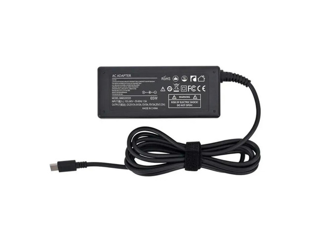 65W Type C Laptop Power Adapter Fast Technology Overcurrent Protections for Notebook