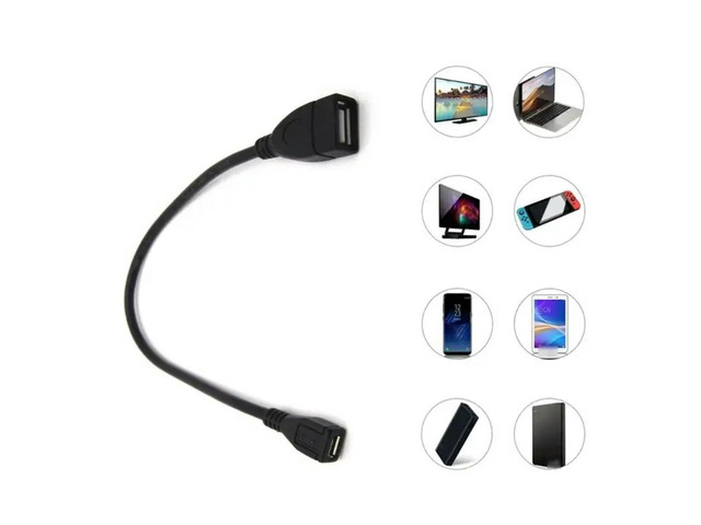 USB Extension Cable USB 2.0 Female to USB Female Adapter Cable for Phone