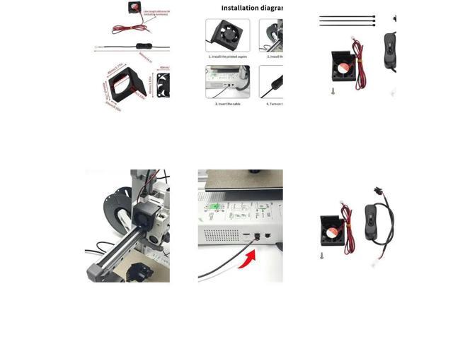 Advanced Cooling Fan 4010 Fan For Mini 3DPrinter Extruder Motor Easy Setting