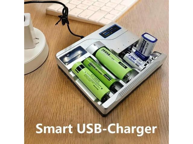 3.7V USB Charger Compatible for ,26650,16340 Lithium Charger, USB Input and LED Charging Indicators