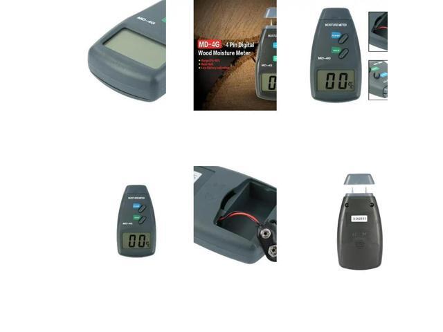 Accurate Moisture Meter 4 Pins Moisture Detector Humidity Tester