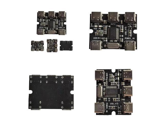 USB Type C Expansion Module Power Charging Port Expansion Module 1 In 3 Out