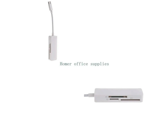 Card Reader Writer USB C 3-in-1 Read Flash Memory Card Simultaneously Universal Adapter SDTF XD Card Reader