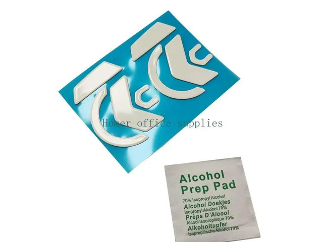Mouse Skates Mouse Feet Pad For G502X Mice Glides Curved Edges White 2 Sets