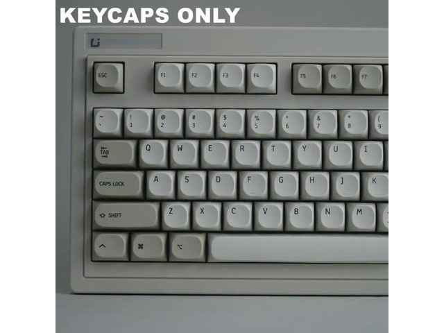 131Key Retro Minimalist Keycap Set PBT DyeSublimation MAProfile Keyboards KeyCaps for Mechanical Keyboards