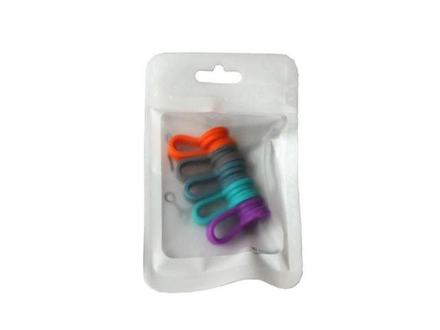 Cable Organizers Clips Magnetic Earphone Cord Wire Holder Soft Silicone Soft 5 Colors for Home Office School