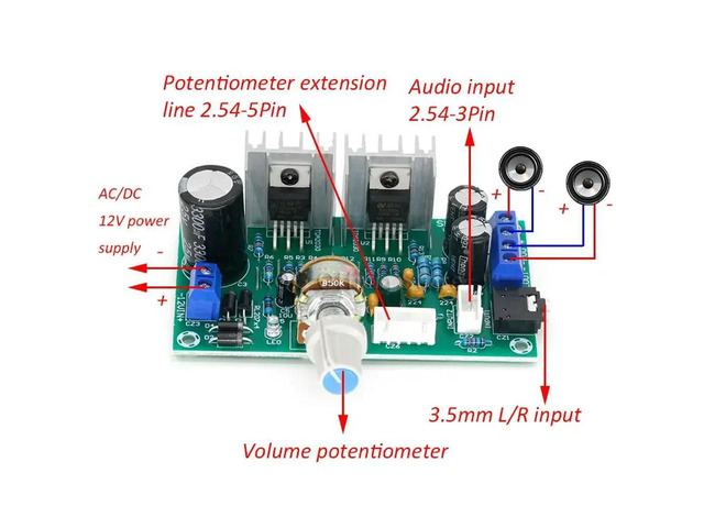 Mini TDA2030 Dual Channel Power Amplifier Board 15W+15W Audio Amplifier Amplificador For Home Sound Theater DIY