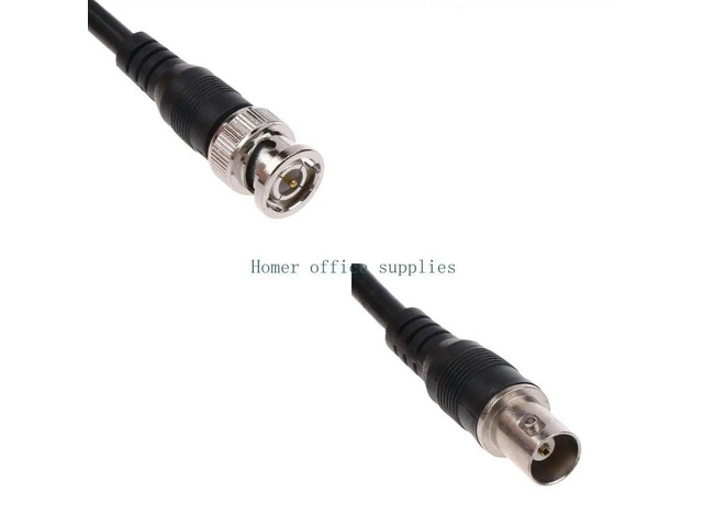 1M BNC Male to Female Plug CCTV Extension Coaxial Line Cable Male to Female Security Monitoring Test Cable Connector