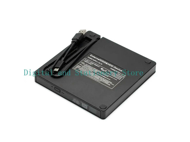 Optical Drive Case for 12.7mm 9.5mm USB3.0 Type-C External Mobile HDD Enclosure Box for DVD-/CD-ROM Case