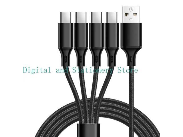 USB C to USB Cable Fast Charging, 59''/1.5M USB Type C Charge DataSync Cord with 4 USB C Cable,for Phone Tablets