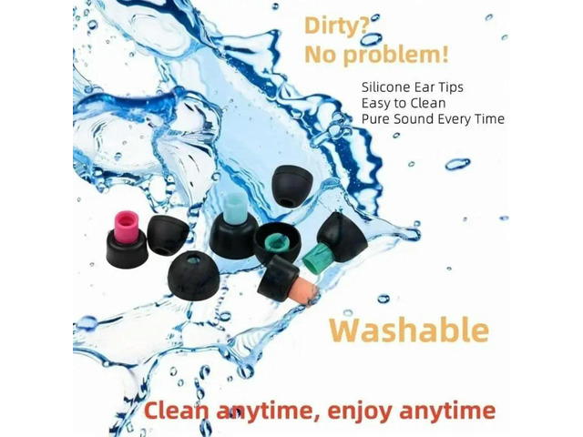 Sound Seal Silicone Earbud Tips for LinkBudsS/WFC500/WFC700N,Secures Fit Enhancement Improved Noise Isolations