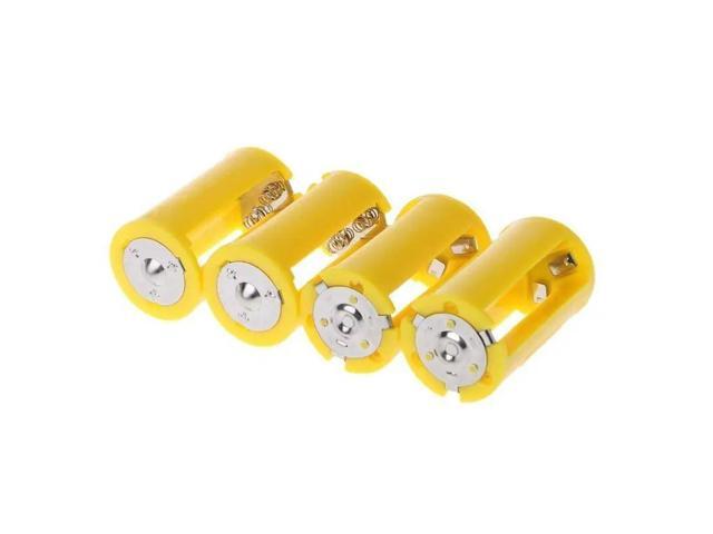 4pcs/lot Adapter Convertor Size For 3 AA to a D Adapter for Case Converter Switcher Accessories