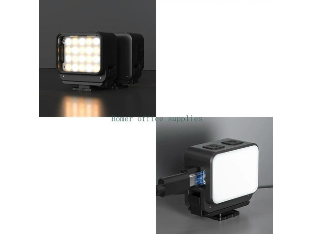 Camera Fill Light With 1/4 Screw Hole 3 Stage Brightness Control 150Lux Output For Vloggings And Night Photography