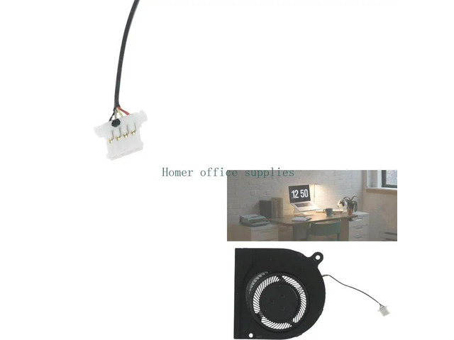 Laptop Spare Parts, CPU Cooling Fan 5V 0.5A 4-pin 4-wires Notebook Heatsink for SP513-55