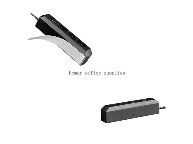 Computer for Case Fan Hub 1 to 4 PWM Speed Controller 4pin 3pin PWM Fan Hub Fan Speed Controller Adapter