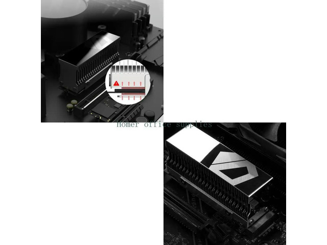 M15 Disk Cooling Thermal Pad Hard Drive Radiator All Aluminum for M.2 Heat Sink 2280 NVME SSD Protector